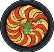 Plat ratatouille 